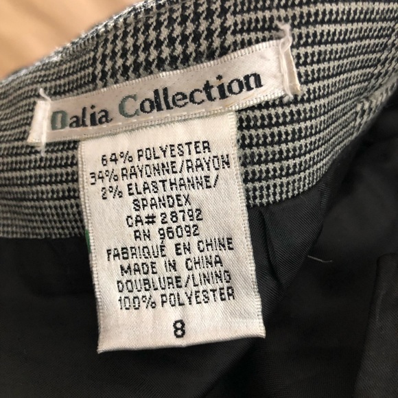 3 for $25 Black and White Glen Check Skirt - Picture 5 of 5